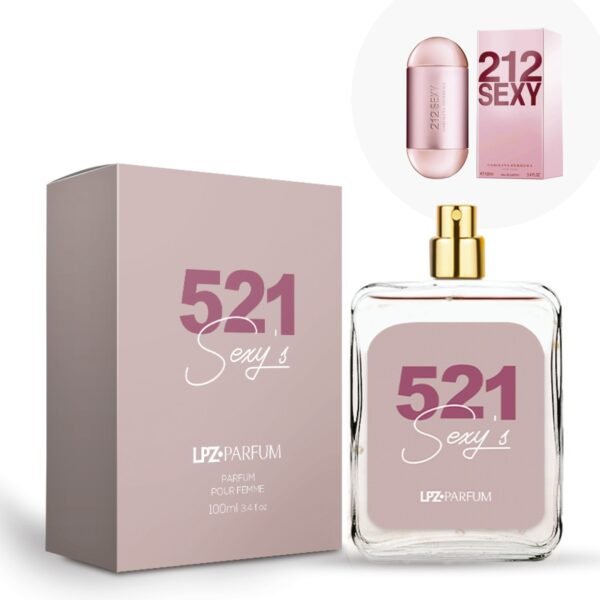 Perfume Feminino 521 Sexy LPZ PARFUM - 100ml - Imagem 2